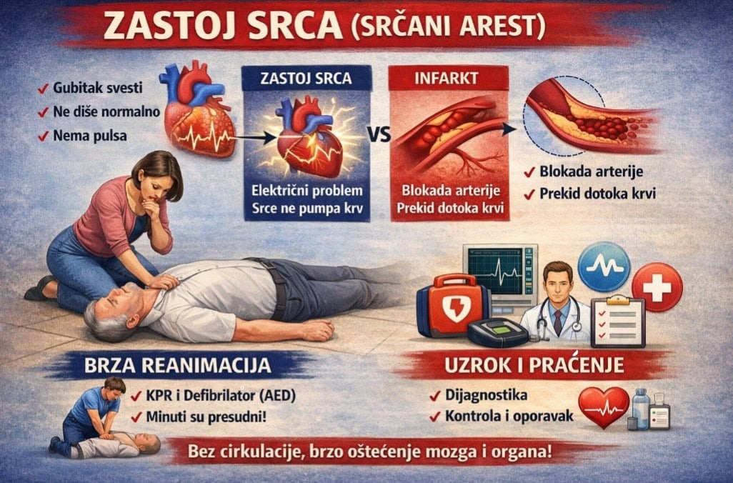 Šta je zastoj srca?